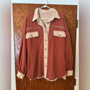 POL oversized shacket